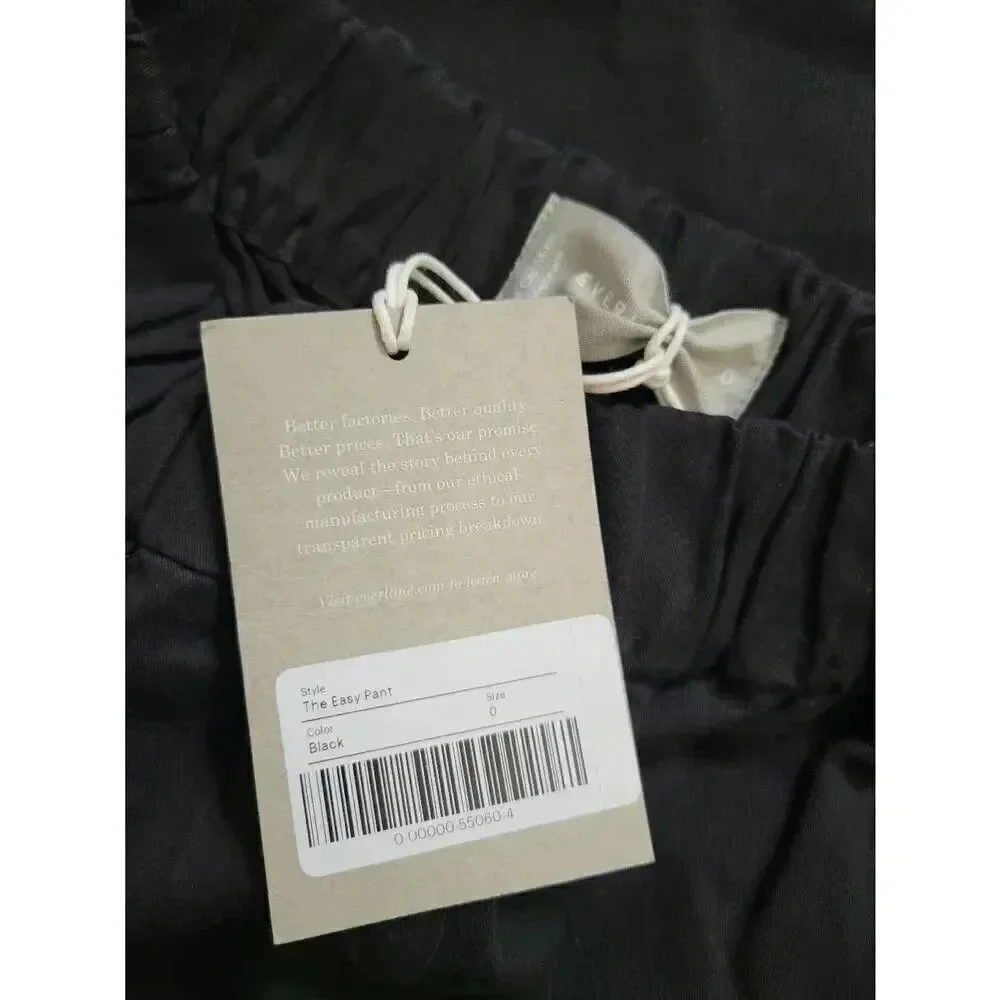 Everlane The Easy Pants 0, Black $88 NWT - Picture 7 of 7